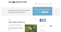 Desktop Screenshot of profootballpredictions.net